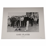 Gary Player Signed Back & White at St. Andrews 16x20 Photo w/Arnie St. Andrews JSA #CE33710