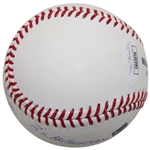 Gary Player Signed MLB Baseball w/HoF 74, 3x Masters, 65 US Open, 3x British Open, 2x PGA Inscr. JSA  #CA63076