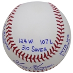 MLB HOF Pitcher Goose Gossage Signed Rawlings Official Baseballs w/Full Stats Inscriptions JSA ALOA