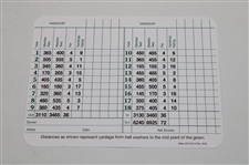 Jack Nicklaus & Gary Player Signed Augusta National GC Scorecard w/'61 74 78' JSA ALOA
