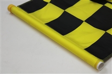 Hale Irwin Signed Burnet Sr. Classic Black & Yellow Course Flag JSA ALOA