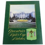 1979 Ryder Cup at The Greenbrier Program