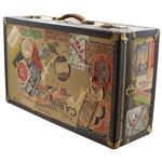 Joe Kirkwood's 1930 Travel Around the World with Walter Hagen Used Suitcase