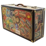 Joe Kirkwood's 1930 Travel Around the World with Walter Hagen Used Suitcase