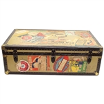 Joe Kirkwood's 1930 Travel Around the World with Walter Hagen Used Suitcase
