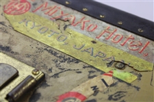 Joe Kirkwood's 1930 Travel Around the World with Walter Hagen Used Suitcase