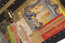 Joe Kirkwood's 1930 Travel Around the World with Walter Hagen Used Suitcase