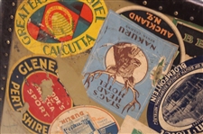 Joe Kirkwood's 1930 Travel Around the World with Walter Hagen Used Suitcase