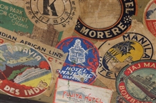 Joe Kirkwood's 1930 Travel Around the World with Walter Hagen Used Suitcase