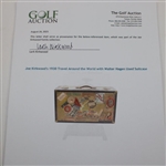 Joe Kirkwood's 1930 Travel Around the World with Walter Hagen Used Suitcase