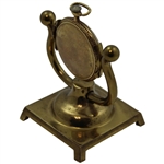 1922 Gruen Verithin 14k Gold Desk Clock Compliments Of Uniontown Country Club To Joe Kirkwood