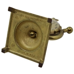 1922 Gruen Verithin 14k Gold Desk Clock Compliments Of Uniontown Country Club To Joe Kirkwood