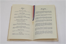 Multi Signed March 1930 Dinner In Honor Of Hagen & Kirkwood Menu JSA ALOA