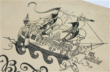 1923 Open Championship 'Bon Voyage To American Pros' Dinner Menu