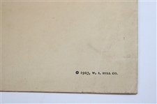 1923 Open Championship 'Bon Voyage To American Pros' Dinner Menu