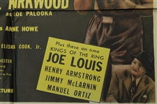 1946 Joe Palooka, Champ Starring Joe Kirkwood Jr w/Joe Louis Ltd Ed 46/616 Large Movie Poster
