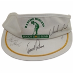 Arnold Palmer, ChiChi & Brodie Signed Rancho Murieta Senior Golf Rush Visor JSA ALOA