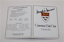Jordan Spieth, Mark O'Meara & Wyndham Clark Major Wins Signed Scorecards/Cut JSA ALOA