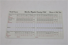 Jordan Spieth, Mark O'Meara & Wyndham Clark Major Wins Signed Scorecards/Cut JSA ALOA