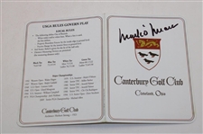 Jordan Spieth, Mark O'Meara & Wyndham Clark Major Wins Signed Scorecards/Cut JSA ALOA