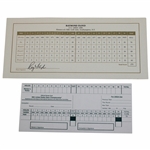 1999 US Open at Pinehurst No. 2 Scorecard w/Ray Floyd Facsimile 1981 US Open Scorecard