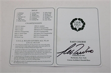 Lee Trevino Signed Oak Hill C.C. East Course Scorecard JSA ALOA