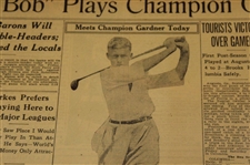 1916 Atlanta Constitution Bobby Jones Little Bob Newspaper Article/Photo