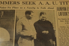 1916 Atlanta Constitution Bobby Jones Little Bob Newspaper Article/Photo