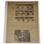 1934 Detroit News Bobby Jones Swing Sequence "In Every Detail" & NY Times Parade in 1930