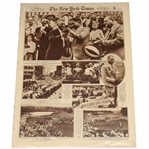 1934 Detroit News Bobby Jones Swing Sequence In Every Detail & NY Times Parade in 1930