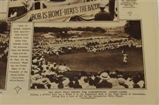 1934 Detroit News Bobby Jones Swing Sequence In Every Detail & NY Times Parade in 1930