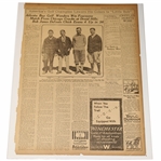 1916 Atlanta Journal Bobby Jones The Little Gamecock Of Atlanta Newspaper Article/Photo plus more
