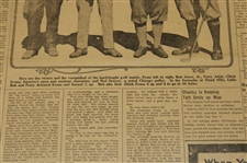 1916 Atlanta Journal Bobby Jones The Little Gamecock Of Atlanta Newspaper Article/Photo plus more