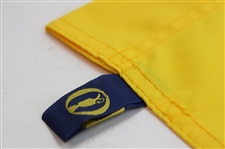 Brian Harman Signed 2023 The Open Championship at Royal Liverpool Yellow Screen Flag JSA ALOA