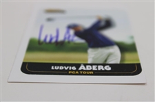 Ludvig Aberg Signed 2024 Sports Illustrated Kids Golf Rookie Card #1139 JSA ALOA