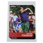Justin Thomas Signed 2017 Sports Illustrated Kids Golf Card #605 JSA ALOA