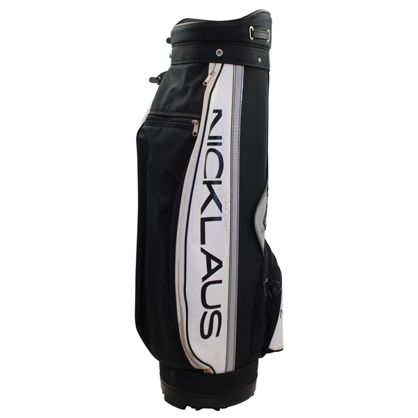 Jack Nicklaus Signed Black & White Nicklaus N1 Full Size Golf Bag JSA ALOA