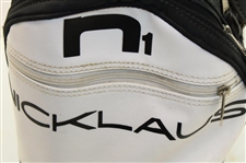 Jack Nicklaus Signed Black & White Nicklaus N1 Full Size Golf Bag JSA ALOA