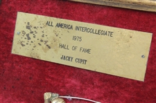 Jacky Cupit's 1975 All America Intercollegiate Hall Of Fame Award