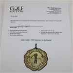 Jacky Cupit's 1955 Regional 1st Golf Medal