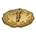 Jacky Cupit's 1954 National Jr. 3rd Place Gold Tone Medal