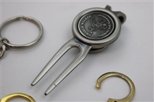 Various Keychains, Divot Tools & Money Clips from the Collection of Jacky Cupit