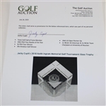 Jacky Cupit's 2018 Keith Ingram Memorial Golf Tournament Glass Trophy