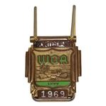 Jacky Cupits 1969 WGA Western Open Contestant Badge/Clip