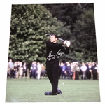 Gary Player Signed Post Swing 16x20 Photo w/61 74 78 JSA ALOA