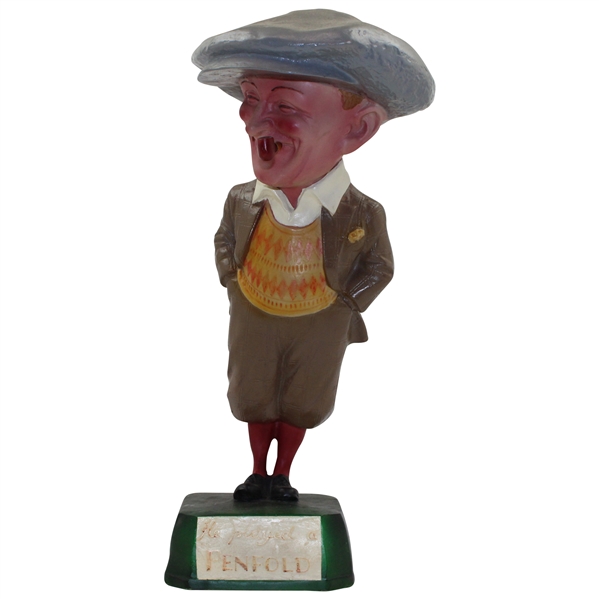 Large Penfold Man Statue w/Pipe & Base