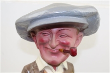 Large Penfold Man Statue w/Pipe & Base