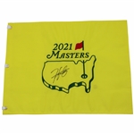 Hideki Matsuyama Signed 2021 Masters Embroidered Flag JSA ALOA