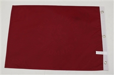 JJ Spaun Signed 2025 US Open at Oakmont Red Screen Flag JSA ALOA