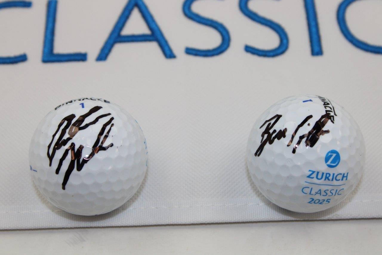 Lot Detail - Andrew Novak & Ben Griffin Signed 2025 Zurich Classic